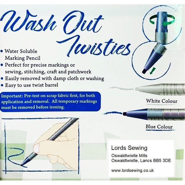 Vannløselig merkeblyant 3mm