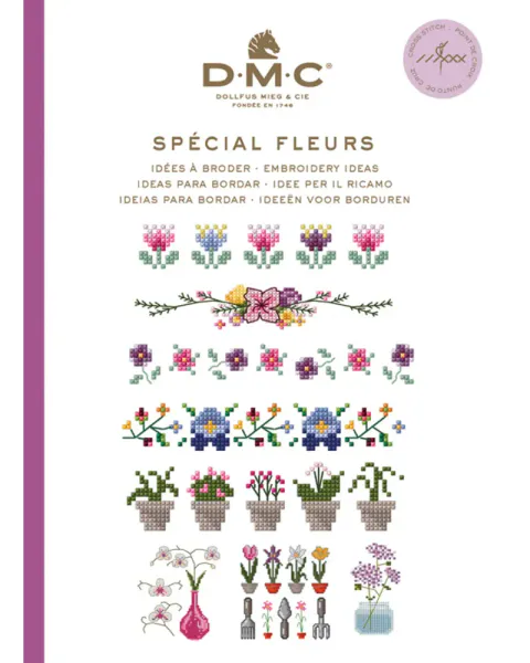 DMC Special Fleurs (blomster) minihefte