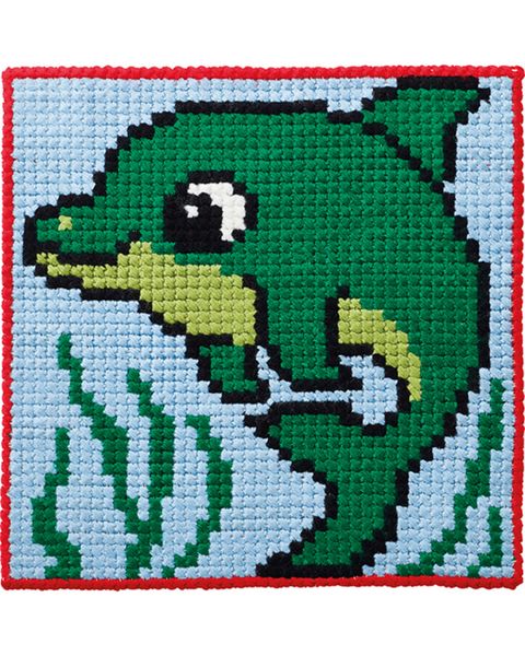 Barnestramaj || Delfin 25x25cm