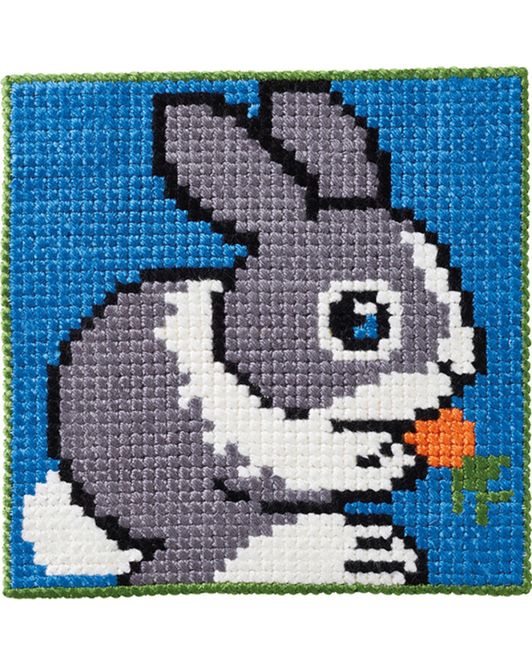 Hovedbilde Barnestramaj || Grå kanin 25x25cm