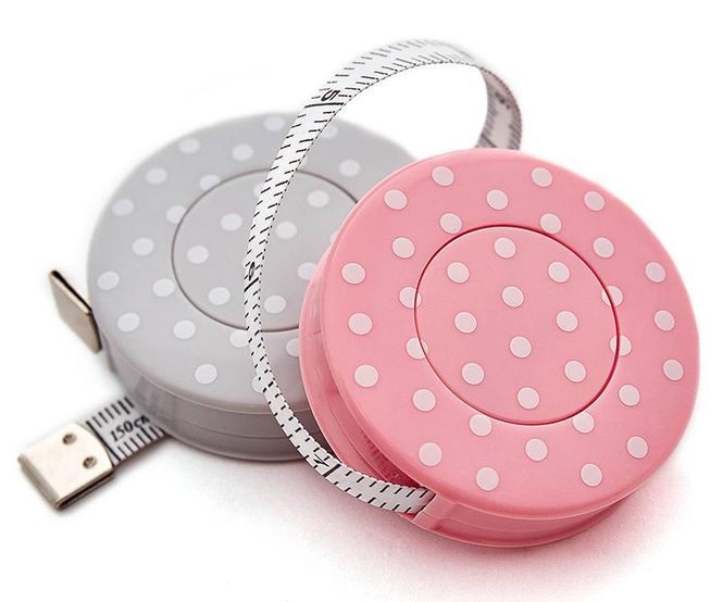 Hovedbilde Målebånd polkadotter 1,5m