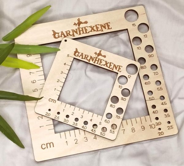 Garnhexene Strikkefasthetmåler + pinnemåler